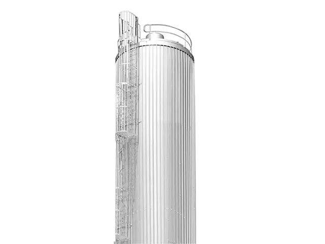 Silo Chapa Trapezoidal Vertical para Leite e Soro