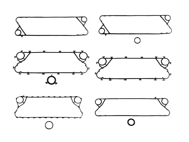 Gaxetas para Trocadores de Calor