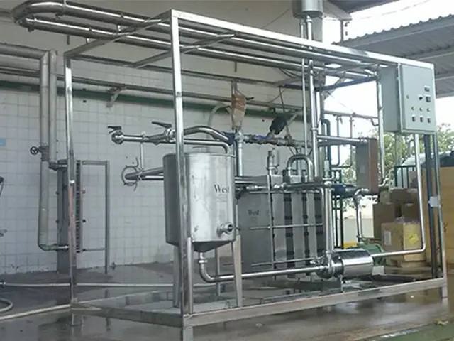 Pasteurizador a Placas com Capacidade até 15.000 l/h