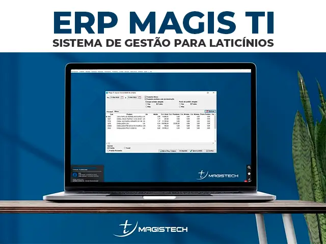 ERP Magis TI - Sistema de Gestão para Laticínios