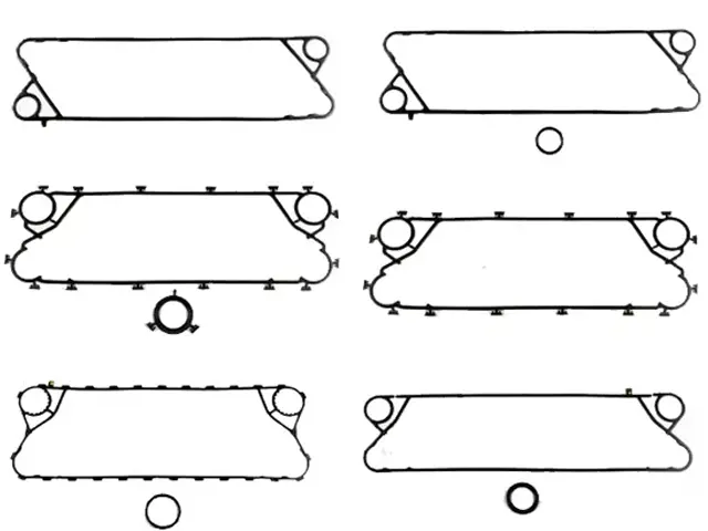 Gaxetas para Trocadores de Calor