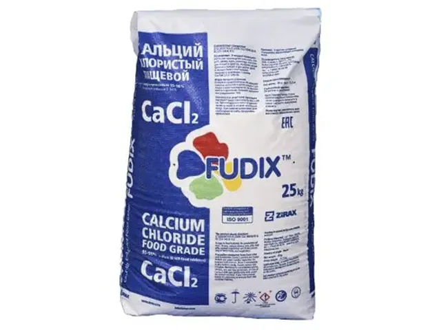 Cloreto de Cálcio Granulado Anidro 96% Fudix 25Kg