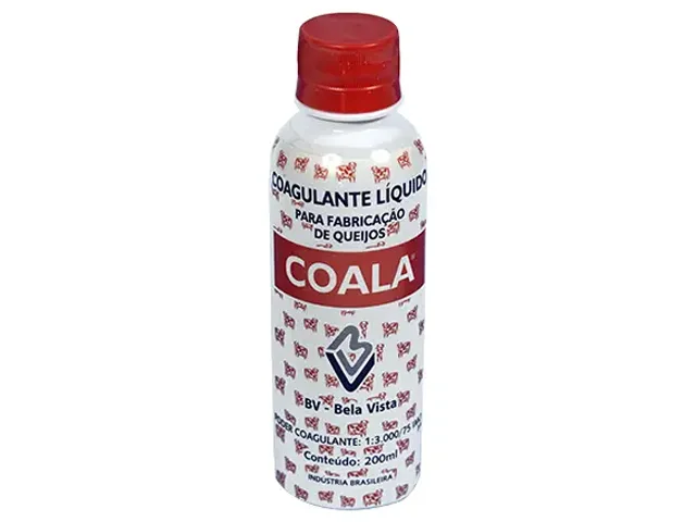 Coagulante Líquido para Queijos Coala 1:3.000 Frasco 200ml