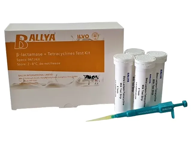 Teste Rápido de Resíduos de Antibióticos Beta Lactâmicos e Tetraciclinas no Leite Ballya