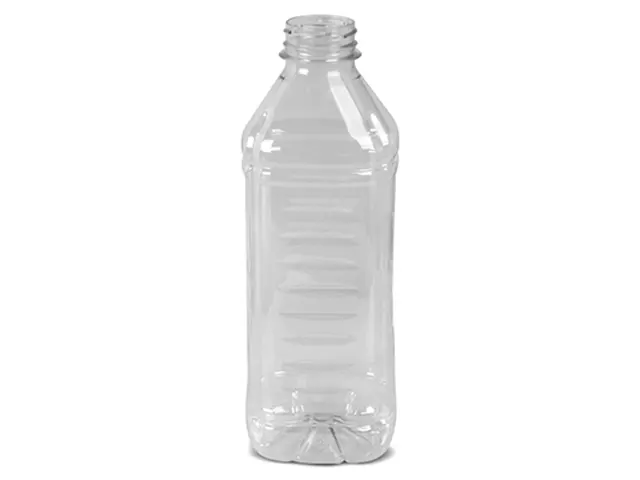 Frasco PET Cristal 900ml com Tampa