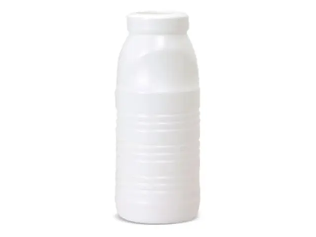 Frasco 200g Rígido PEAD para Iogurte e Bebida Láctea Vedado com Selo de Alumínio