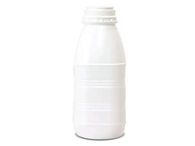 Frasco 500g Rígido PEAD Quadrado para Iogurte e Bebida Láctea com Tampa
