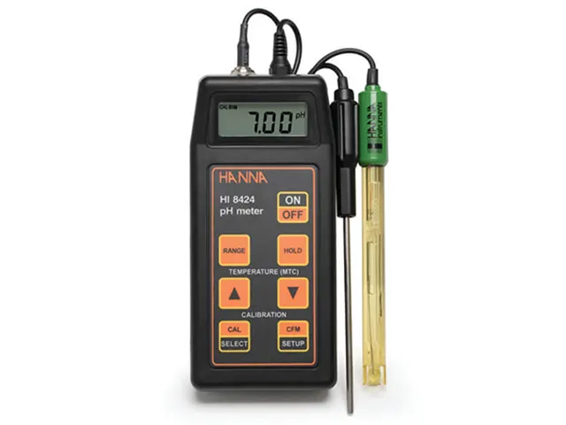 Medidor de pH/mV/°C Portátil com Calibração Automática e Compensação de Temperatura HI8424