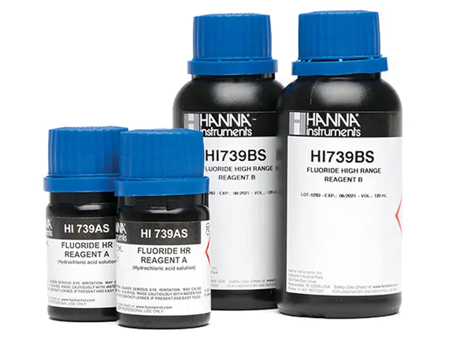 Reagentes para Checker HC de Flúor Faixa Alta 25 Testes HI739-26