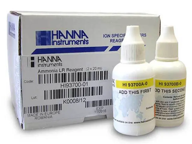 Reagente para Amônia Faixa Baixa com 100 Testes HI93700-01