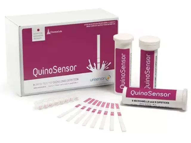 Teste para Detecção de Resíduo Quinolonas no Leite Quinosensor