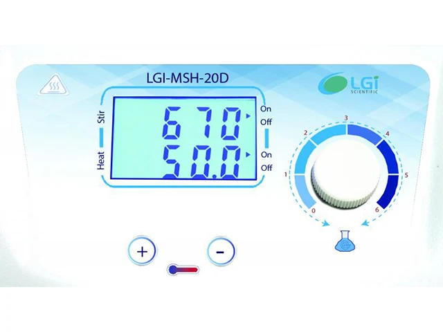 Agitador Magnético com Aquecimento Digital LGI-MSH-20D LGI Scientific