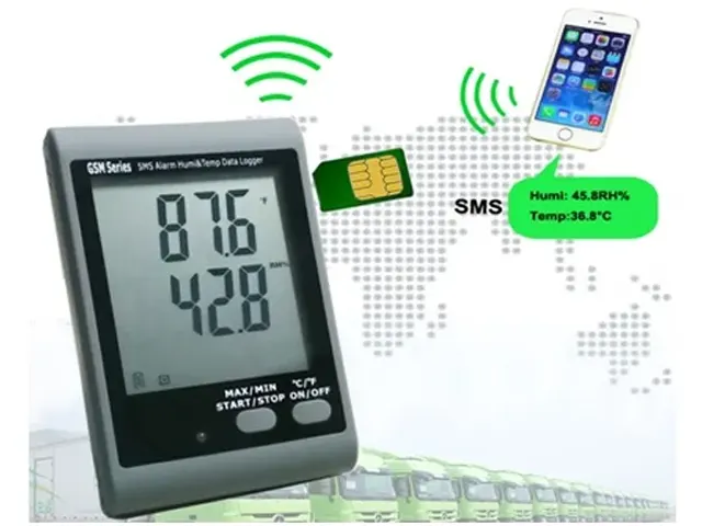 Data Logger Temperatura com Alarme via SMS JGSM-10