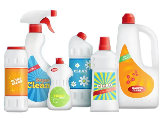 Rótulos Adesivos para Produtos de Limpeza e Higiene