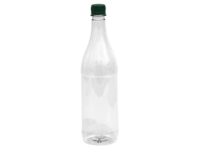 Garrafa PET 900ml Lisa Cristal para Bebidas Alcoólicas