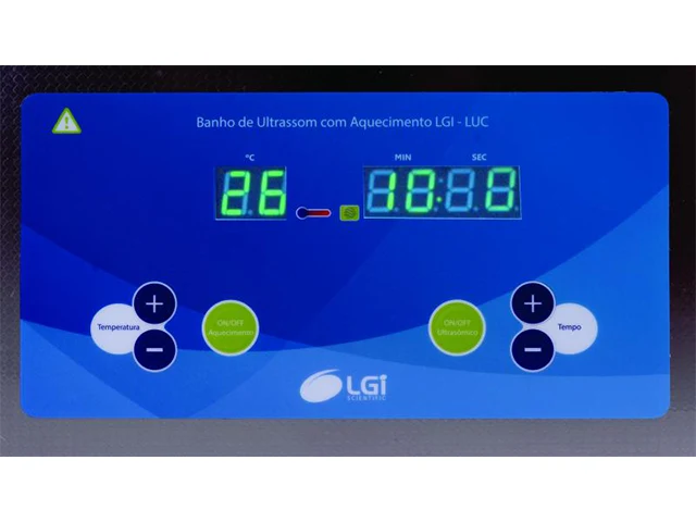 Banho de Ultrassom com Aquecimento LGI-LUC-240 10,8 L LGI Scientific
