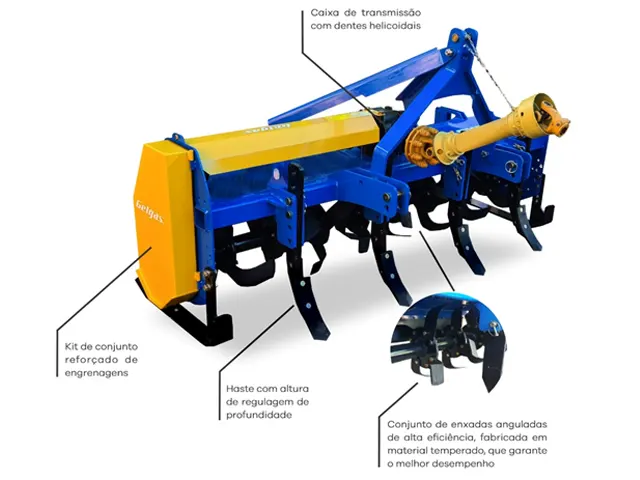 Enxada Rotativa para Compost Barn GELGÁS