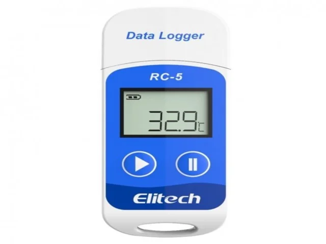 Datalogger dE Temperatura (-30 A 70°C) 32.000 Leituras Conexão USB Direta - RC-5