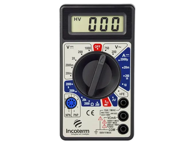 Multímetro Digital Incoterm MD020