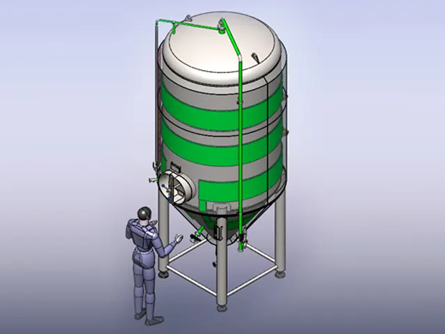 Tanque Fermentador para Cervejaria