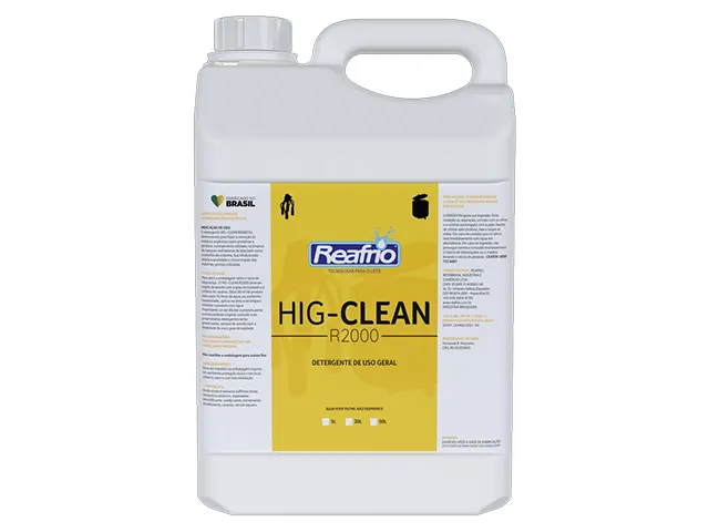 Detergente para Remoção de Resíduos Orgânicos HIG-CLEAN R2000 5L