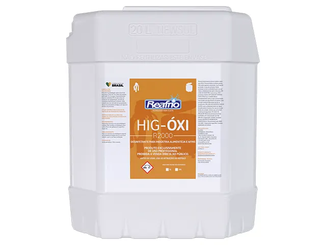 Desinfetante Finalizador para Limpeza CIP HIG-ÓXI R2000 20L