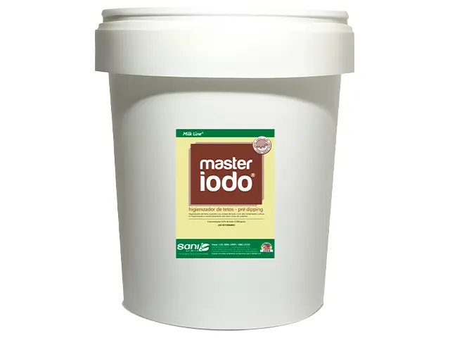 Sanitizante Preventivo Contra Mastite Master Iodo 20L