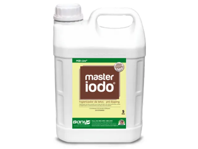 Sanitizante Preventivo Contra Mastite Master Iodo 5L