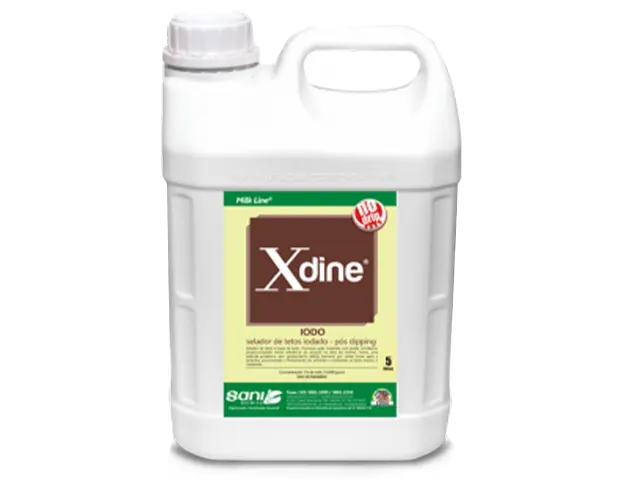 Sanitizante Preventivo Contra Mastite X Dine a Base de Iodo 5L