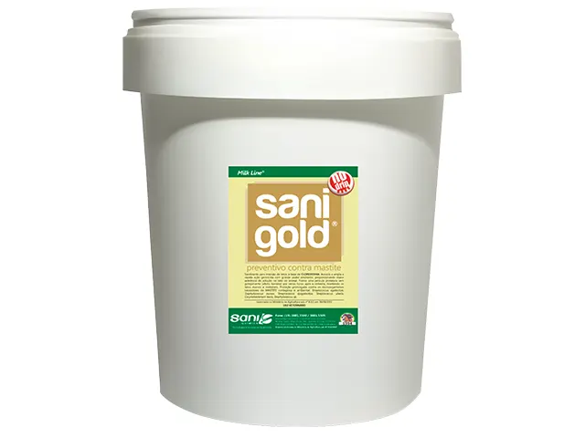 Sanitizante Preventivo Contra Mastite Sani Gold a Base de Clorexidina 20L