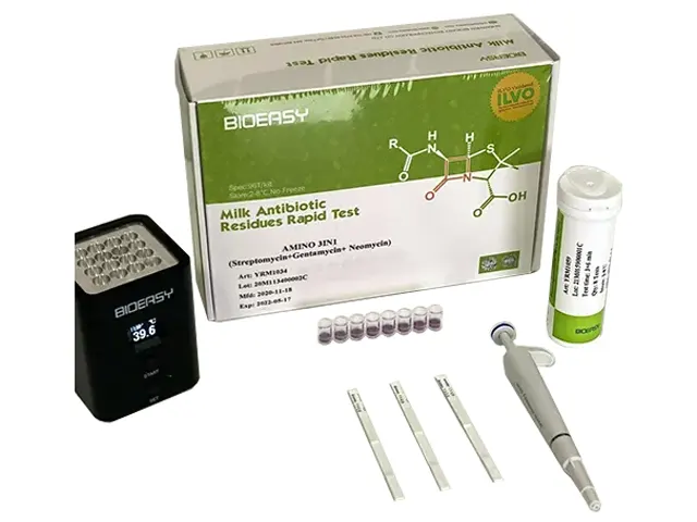 Teste Rápido Resíduos de Antibióticos Aminoglicosídeos Amino 3IN1