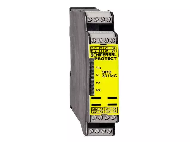 Relé de Segurança para Monitoramento de Dispositivos SRB 301 - SCHMERSAL