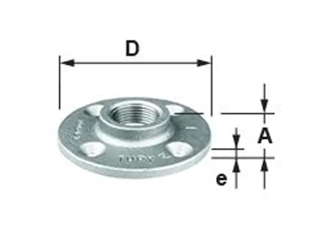 Flange com Rosca TupyNPT Média Pressão Bermo