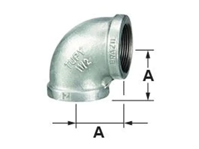 Cotovelo com Rosca TupyNPT Média Pressão Bermo
