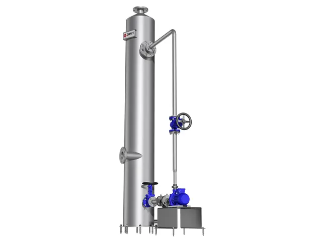 Torre de Absorção e Coluna de CO2