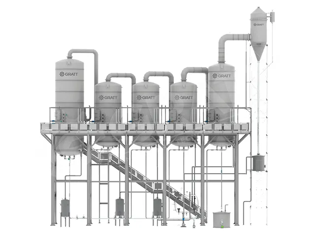 Sistema de Evaporação Usina de Etanol 5.000 L/h