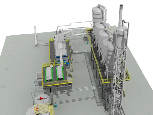 Sistema de Evaporação Usina de Etanol 5.000 L/h