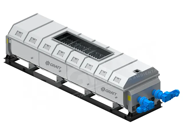 Secador e Sistema de Secagem Térmica Resíduos Sanitários e Industriais 3 a 8 T/H