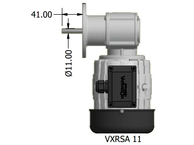 Motoredutor para Resfriadores de Leite VXRSA11 Monofásico 220/254V