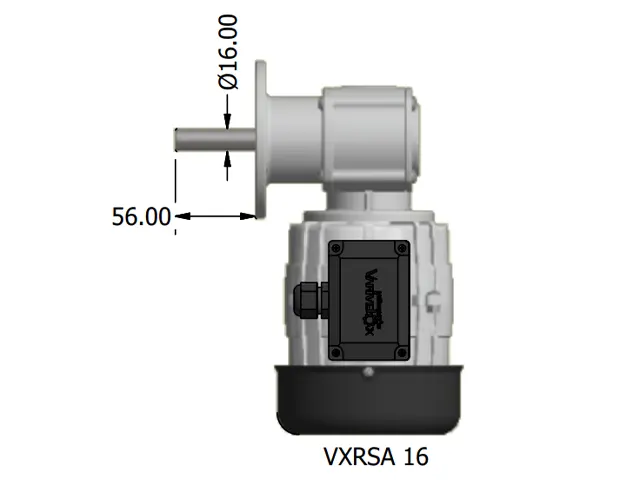 Motoredutor para Resfriadores de Leite VXRSA16 Monofásico 220/254V