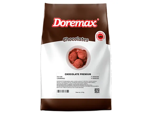 Saborizante em Pó Doremax Chocolate Premium para Sorvetes 20Kg