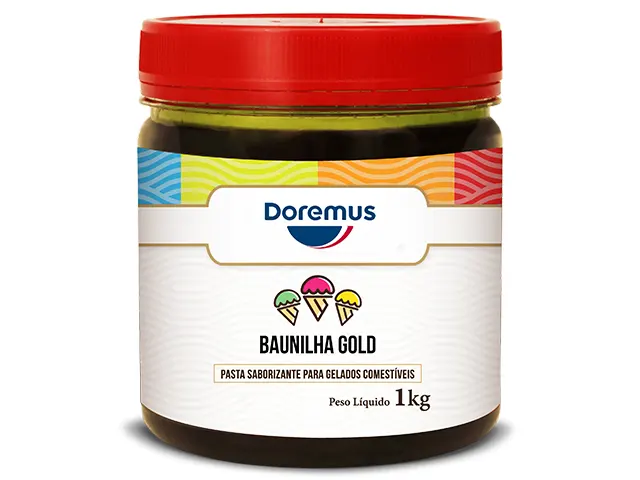 Pasta Saborizante Baunilha Gold para Sorvetes 12Kg
