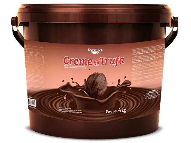 Recheio Creme de Truffa Base de Gordura para Sorvetes e Gelados 16Kg