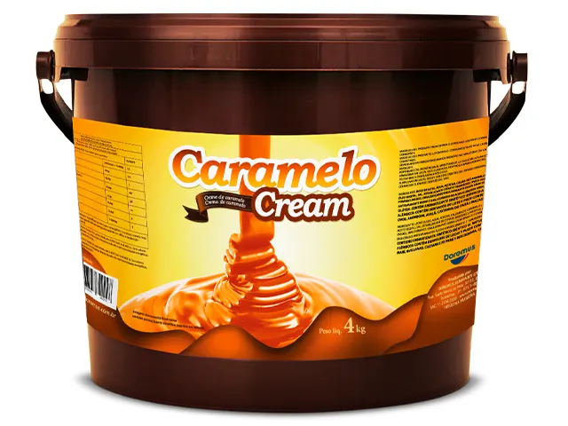 Recheio Caramelo Cream Base de Água para Sorvetes e Gelados 16Kg