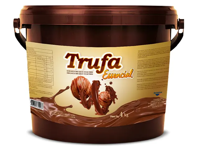 Recheio Chocotrufa Essencial para Sorvetes e Gelados 16Kg