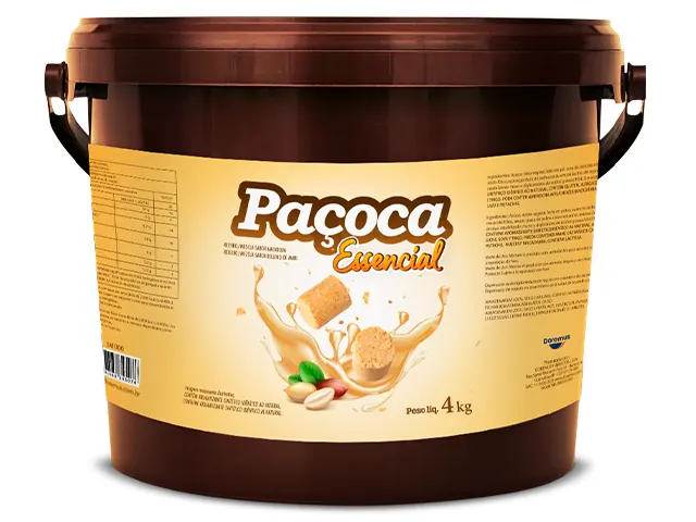 Recheio Paçoca Essencial para Sorvetes e Gelados 16Kg