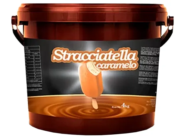 Cobertura Stracciatella Caramelo para Sorvete e Picolé 16Kg