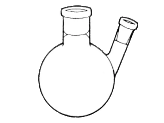 Balão para Destilação com 2 Bocas em Ângulo