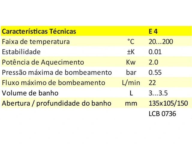 Banho Termostático ECO E4S Silver Lauda