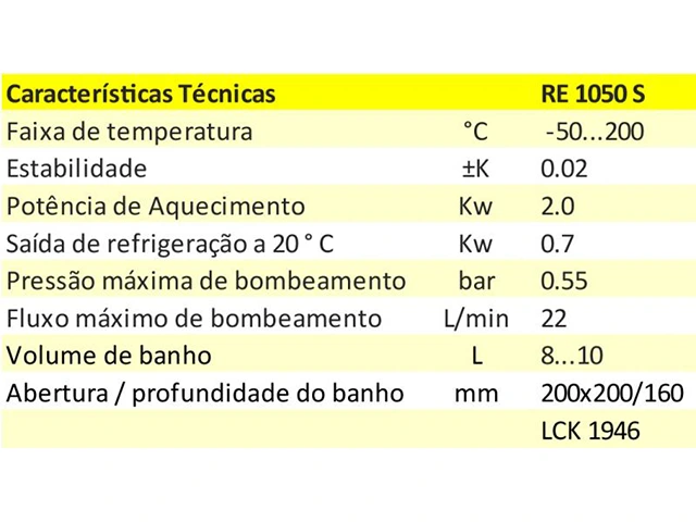 Banho Termostático ECO RE1050S Silver Lauda